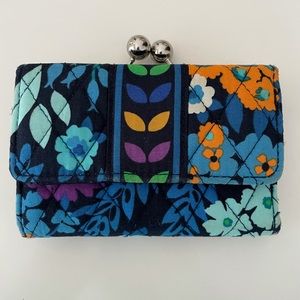 Vera Bradley tri-fold wallet